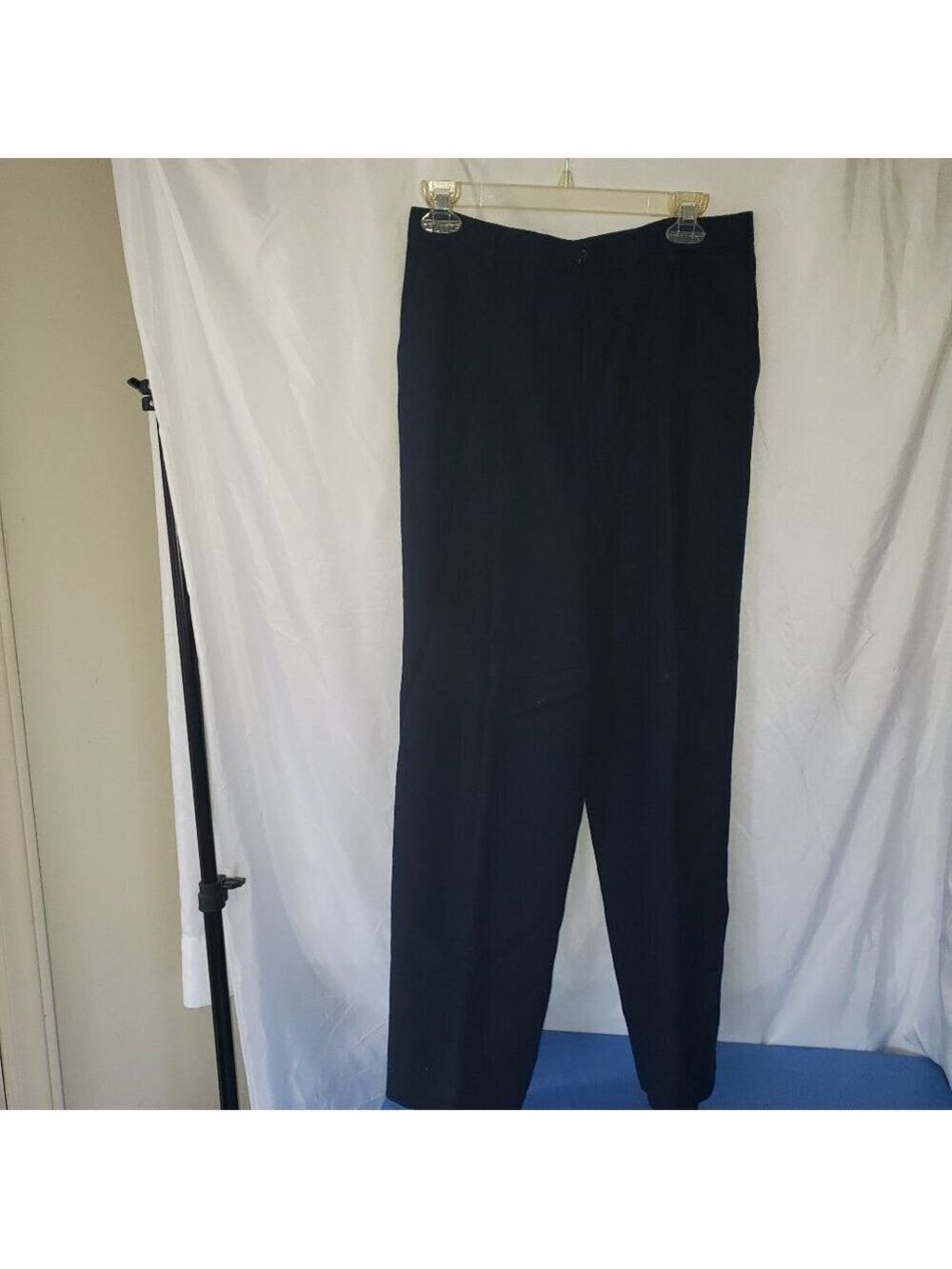 JHC Women's Black Wool Blend Dress Pants - Size 12